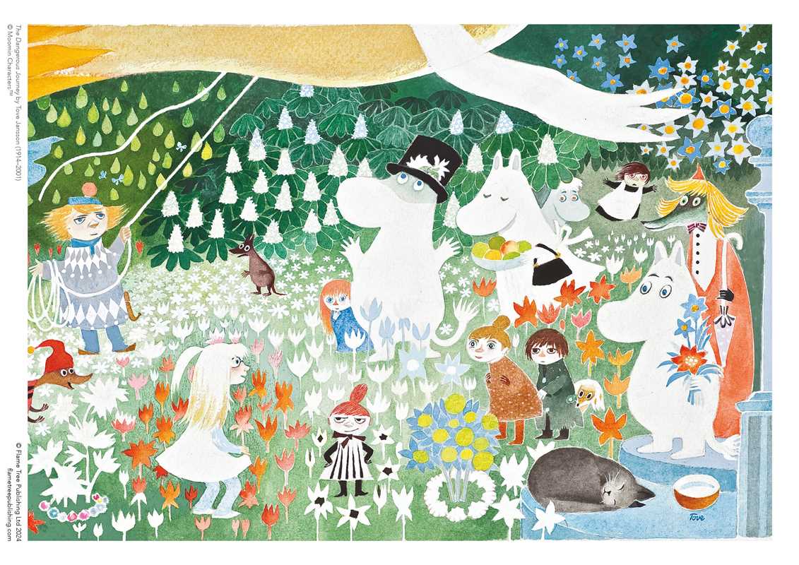 Adult Sustainable Jigsaw Puzzle Moomin: A Dangerous Journey by