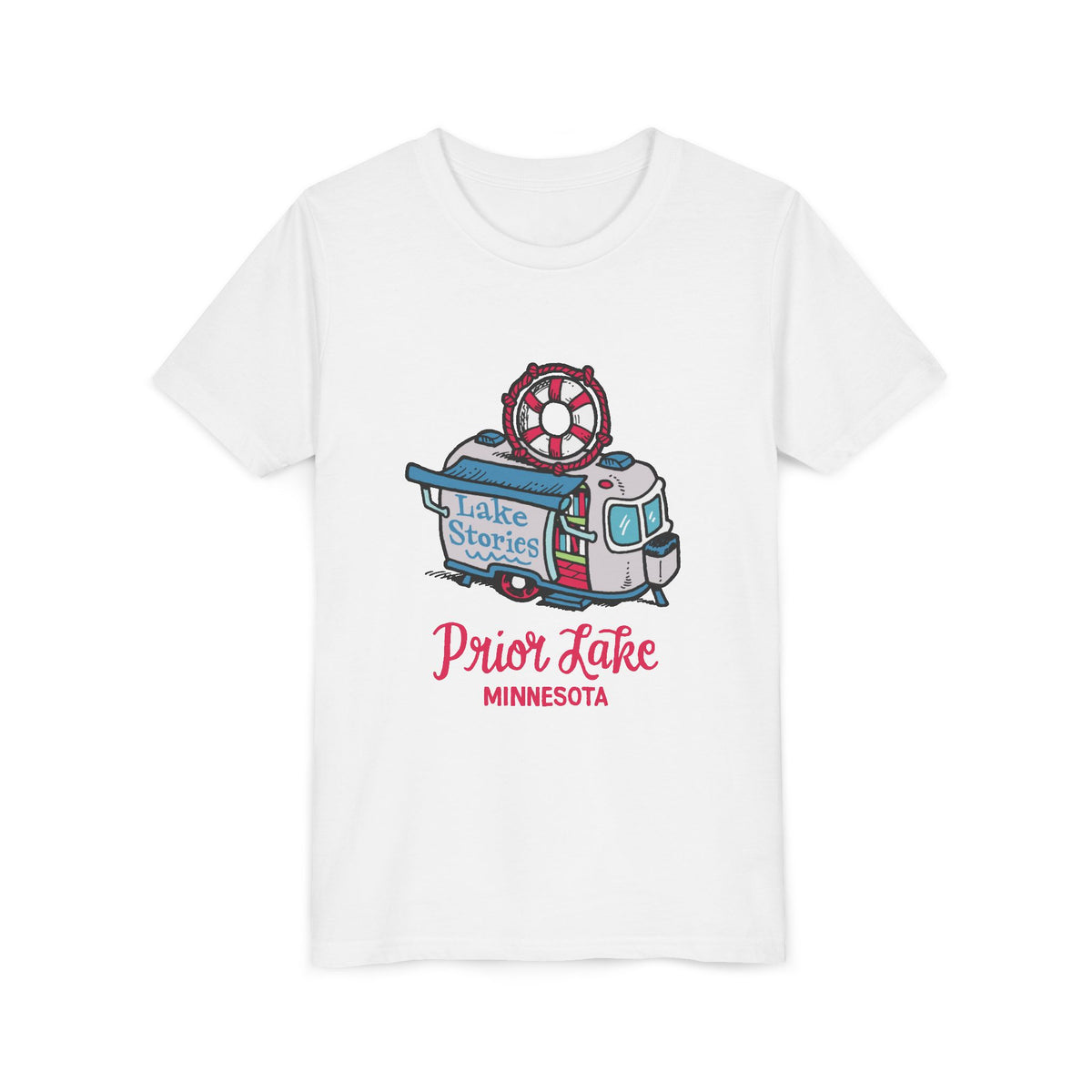 Lake Stories Youth Tee: Original Artwork by Kevin Cannon