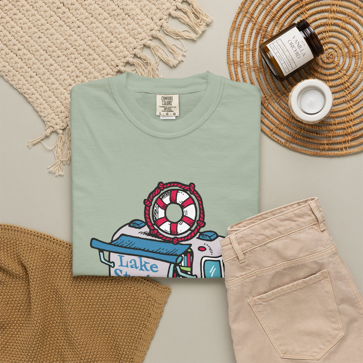 Lake Stories T-Shirt Original Artwork by Kevin Cannon