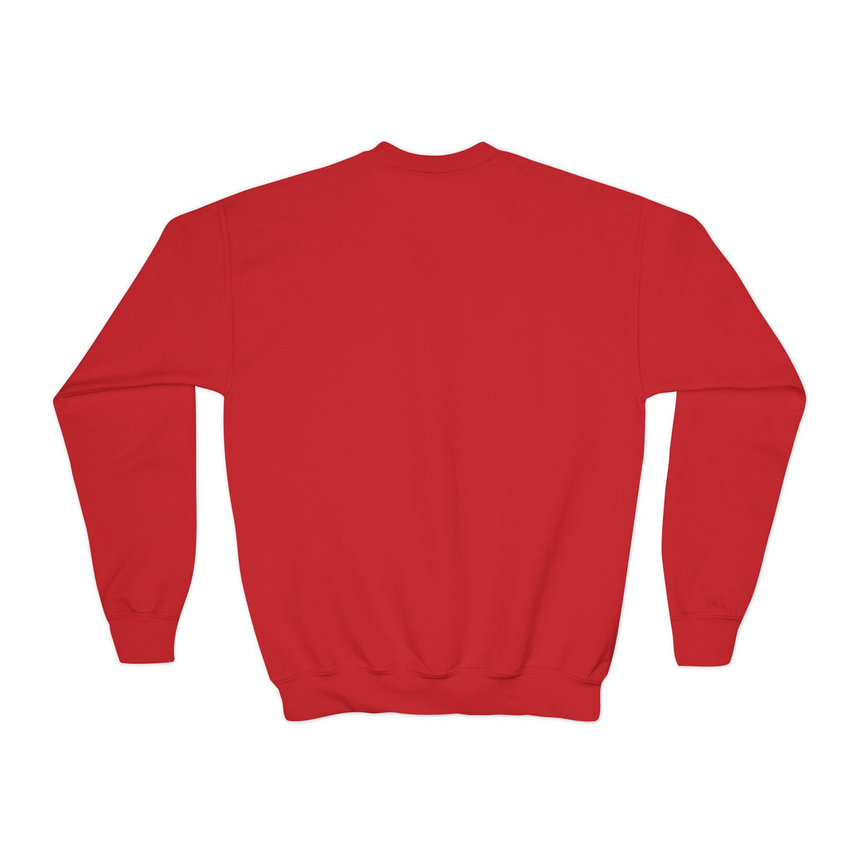 Youth Crewneck Sweatshirt - 'Lake Vibes' Wreath Graphic (Maroon)