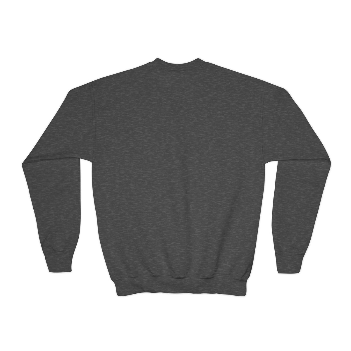 Youth Crewneck Sweatshirt - 'Lake Vibes' Wreath Graphic (Maroon)