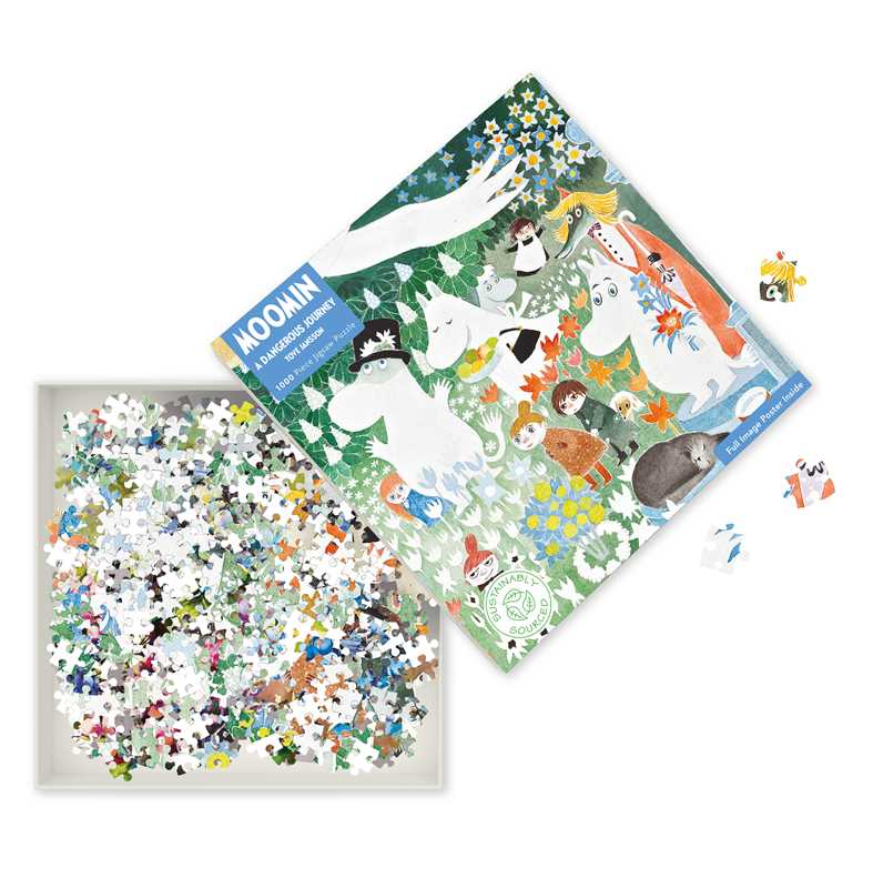 Adult Sustainable Jigsaw Puzzle Moomin: A Dangerous Journey by