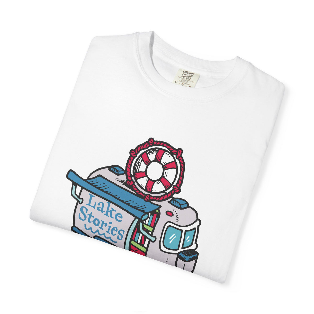 Lake Stories T-Shirt Original Artwork by Kevin Cannon
