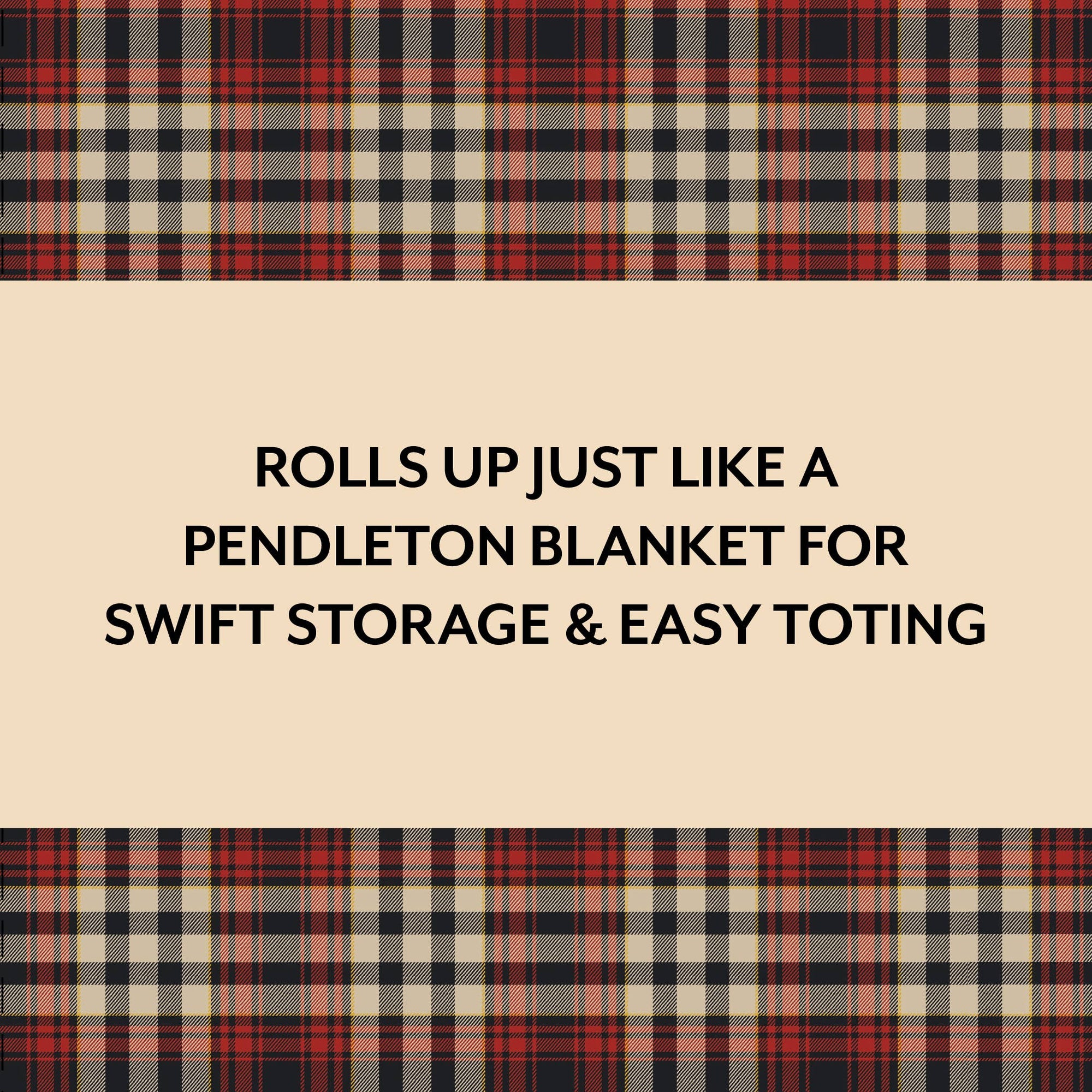 Pendleton Red Black Check Pattern Chess &amp; Checkers