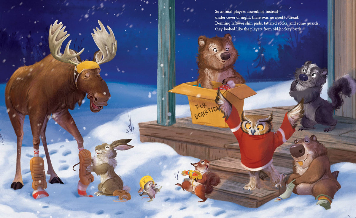 Twas the Night Before Shinny A Pond Hockey Tale Picture Book