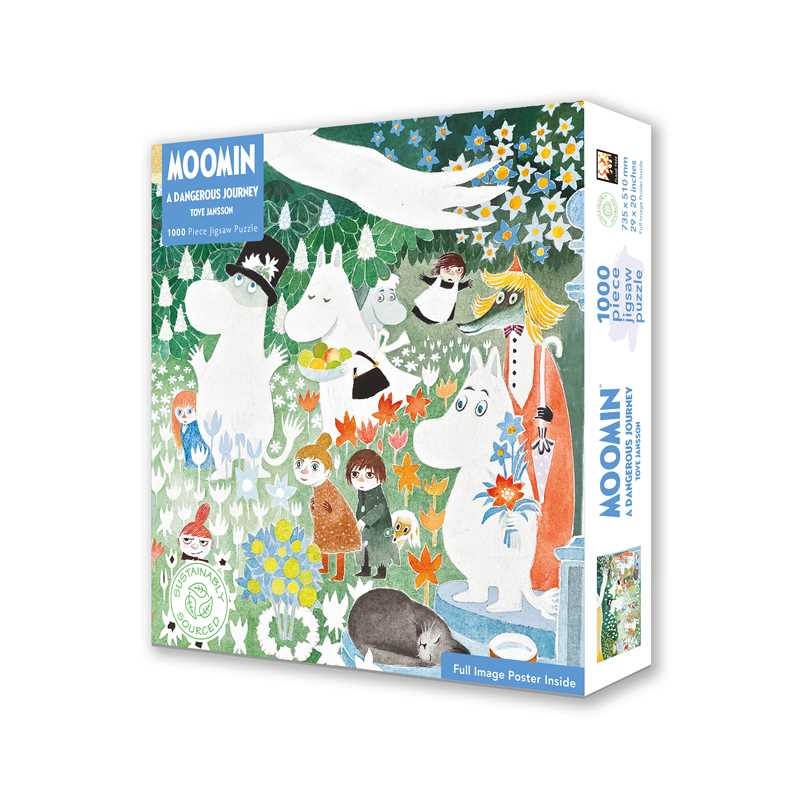 Adult Sustainable Jigsaw Puzzle Moomin: A Dangerous Journey by