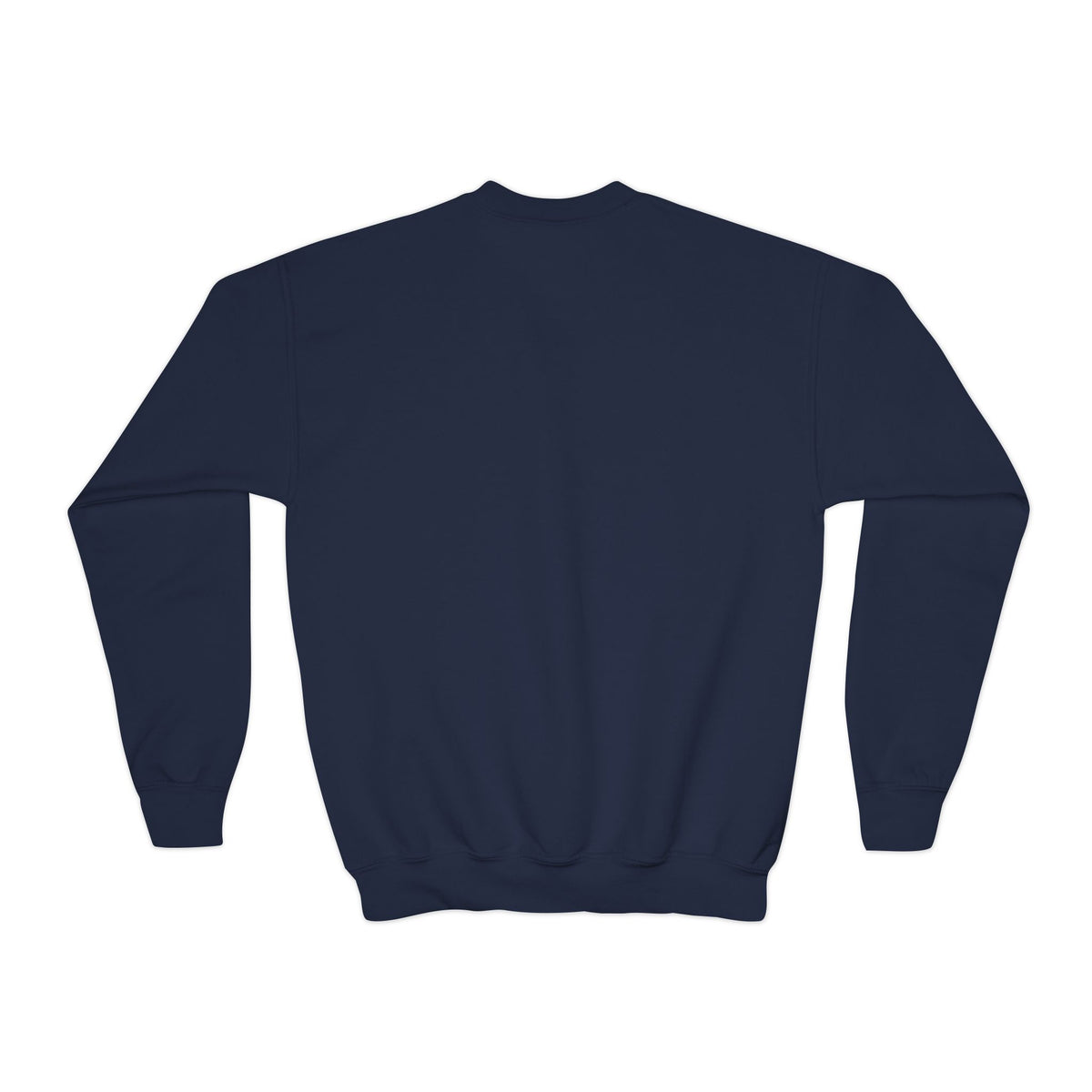 Youth Crewneck Sweatshirt - 'Lake Vibes' Wreath Graphic (Maroon)
