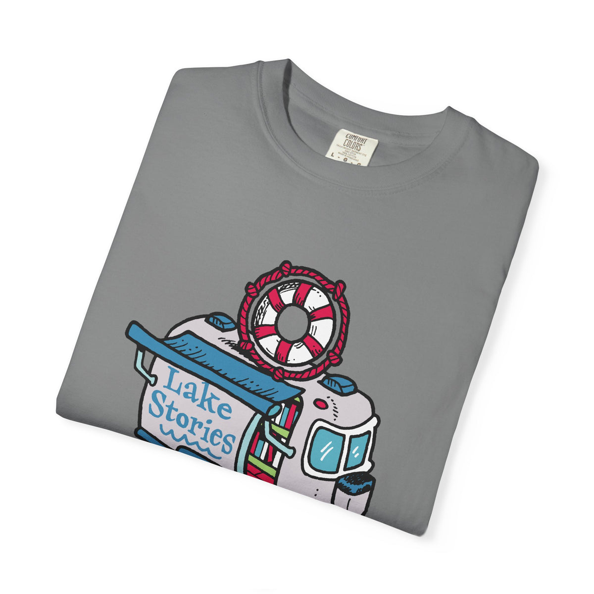 Lake Stories T-Shirt Original Artwork by Kevin Cannon