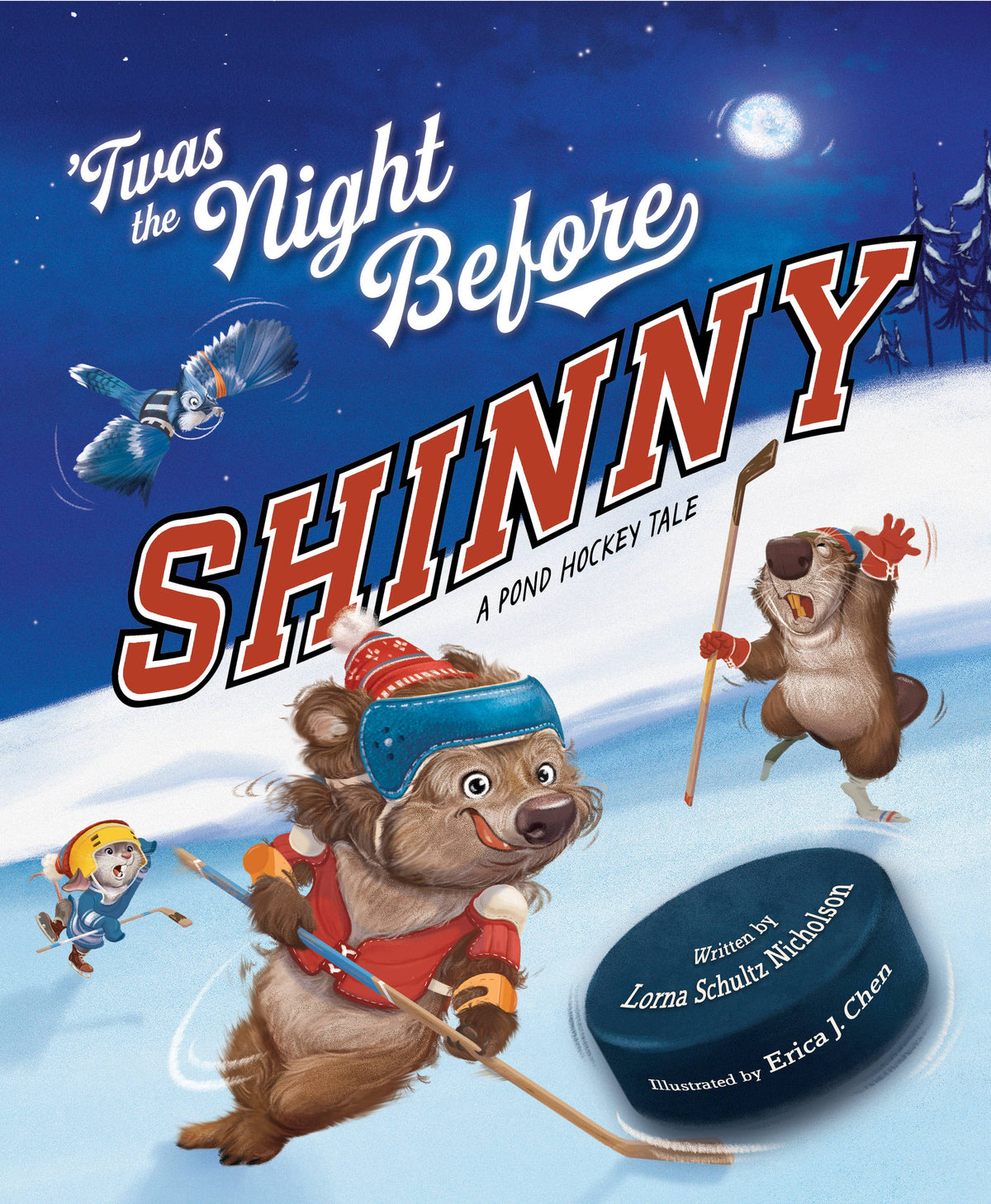 Twas the Night Before Shinny A Pond Hockey Tale Picture Book