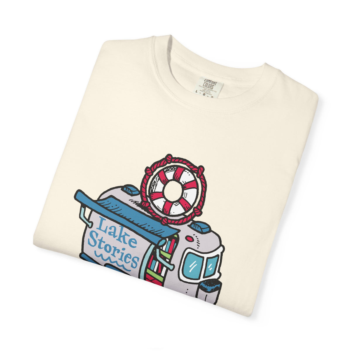 Lake Stories T-Shirt Original Artwork by Kevin Cannon