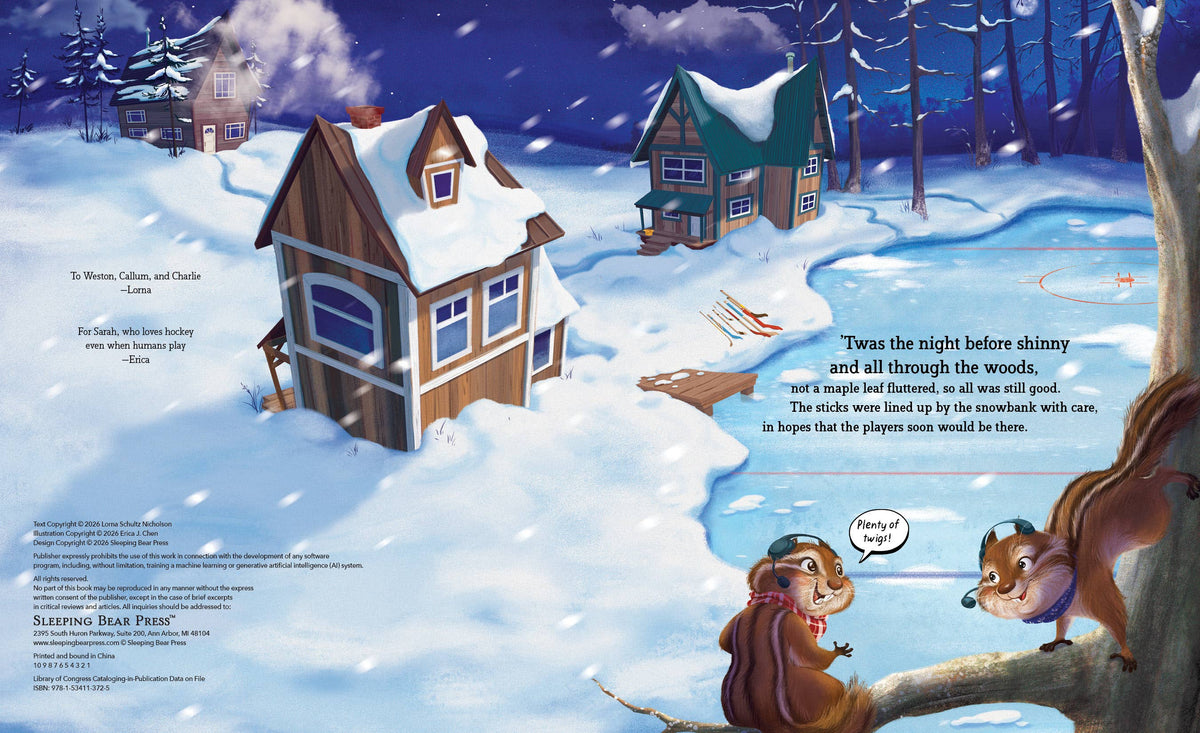 Twas the Night Before Shinny A Pond Hockey Tale Picture Book