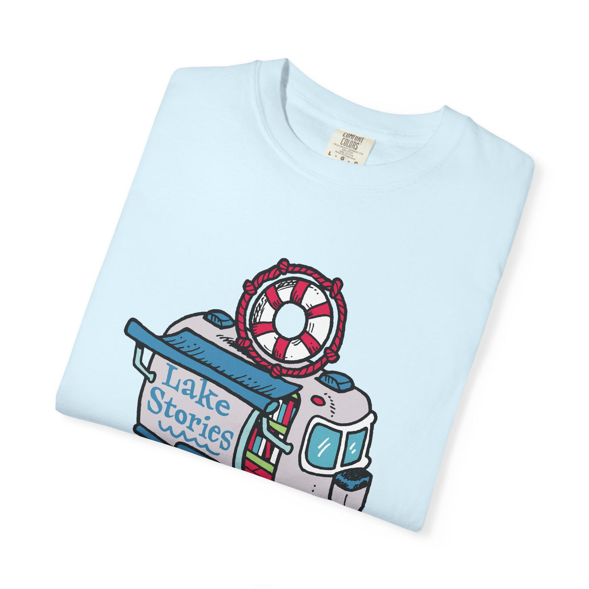 Lake Stories T-Shirt Original Artwork by Kevin Cannon