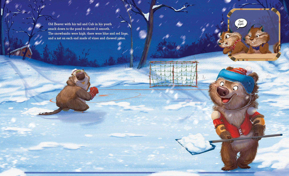 Twas the Night Before Shinny A Pond Hockey Tale Picture Book