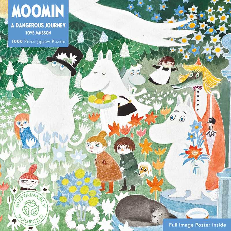 Adult Sustainable Jigsaw Puzzle Moomin: A Dangerous Journey by