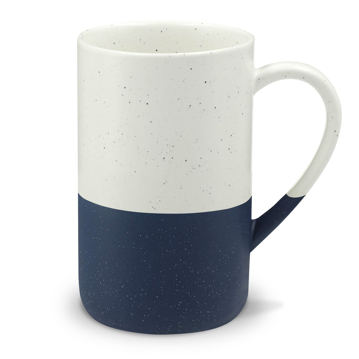 Speckled Two-Tone Ceramic Coffee Mug — 13oz Engraved Wayland Style