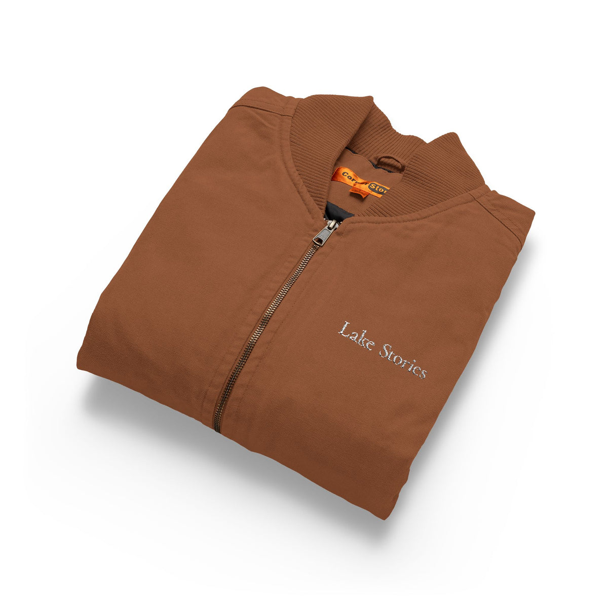 Embroidered Duck Cloth Work Vest — Rugged Cotton Utility Vest