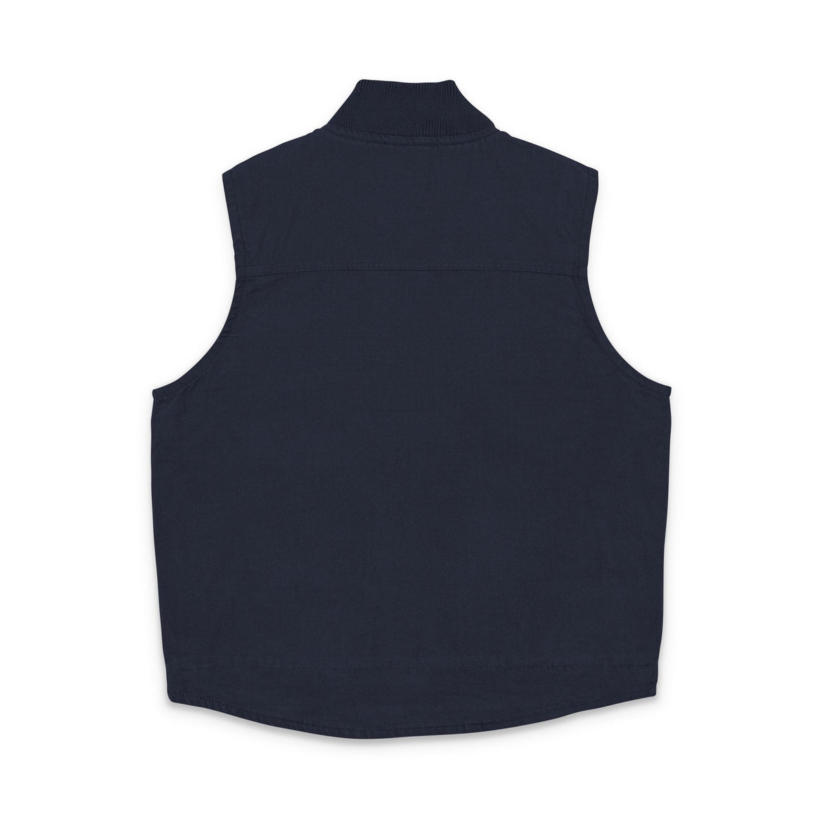Embroidered Duck Cloth Work Vest — Rugged Cotton Utility Vest