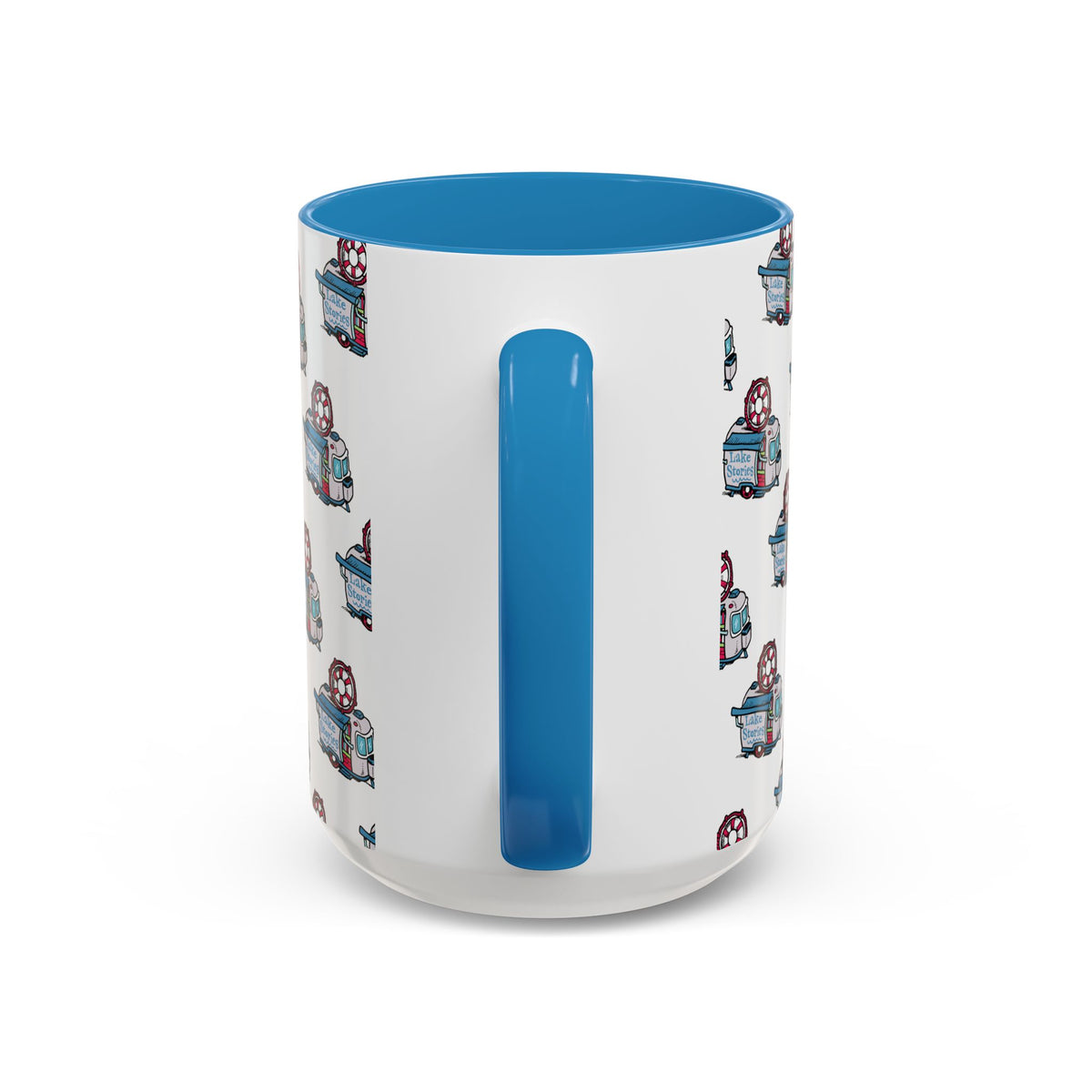 Lake Stories Pattern Coffee Mug: Kevin Cannon Original Artwork