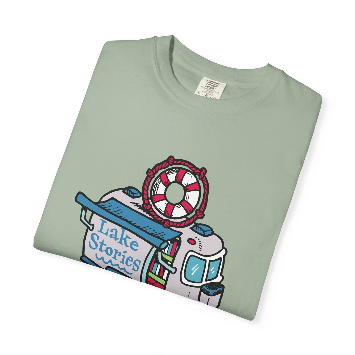 Lake Stories T-Shirt Original Artwork by Kevin Cannon