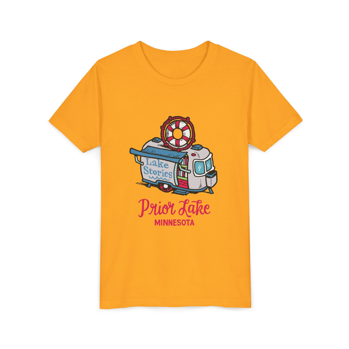 Lake Stories Youth Tee: Original Artwork by Kevin Cannon