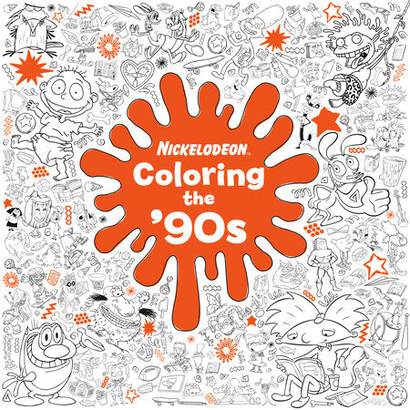Cover of Coloring the '90s (Nickelodeon) by Random House