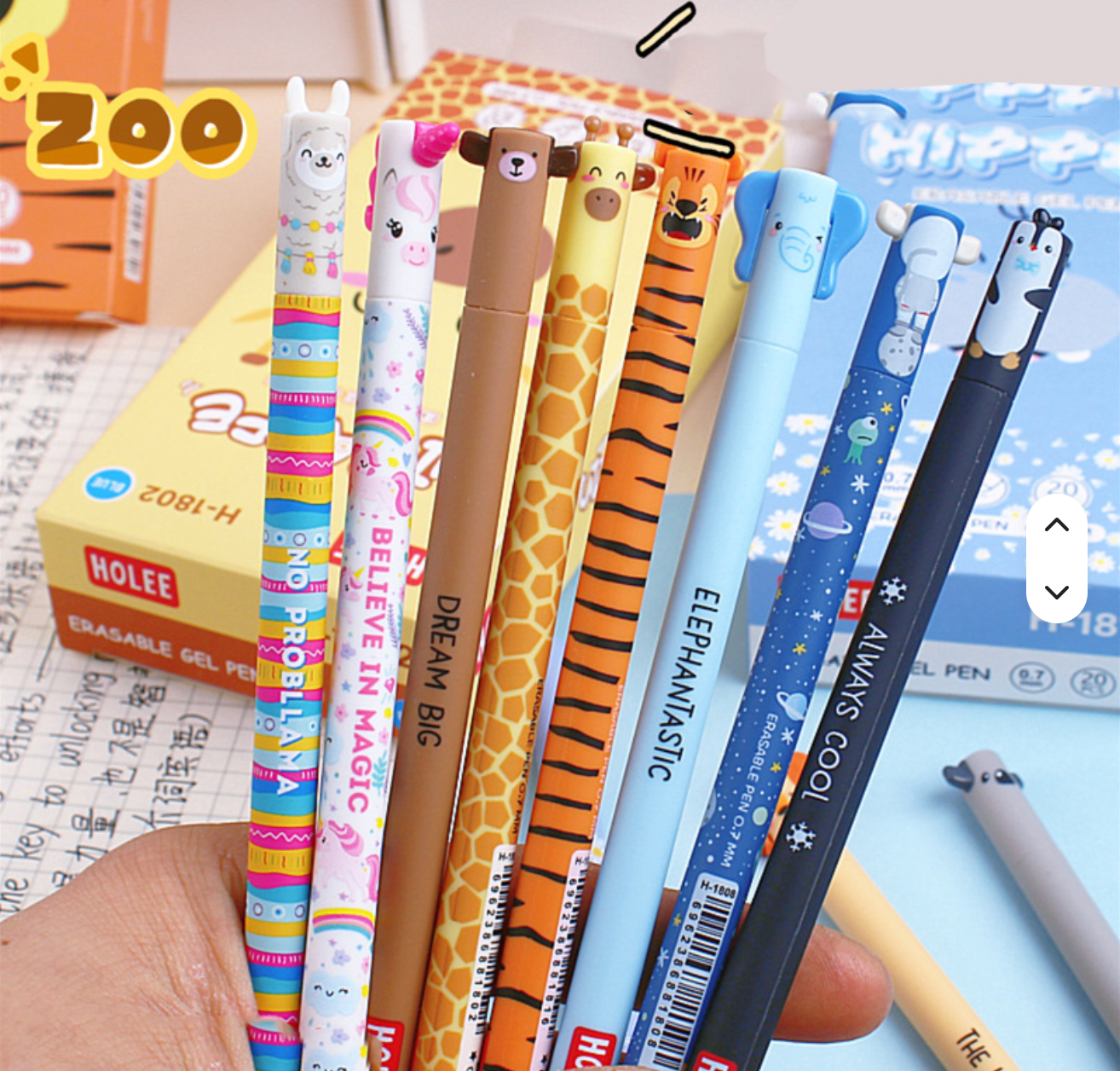 Erasable Character Pens