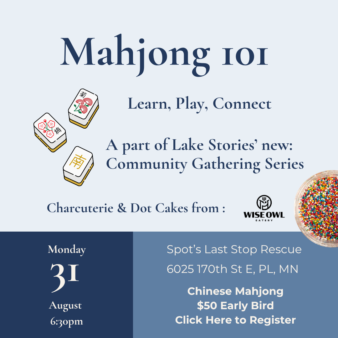 Lake Stories Mahjong 101: Beginner Class (Aug 31, 2026)