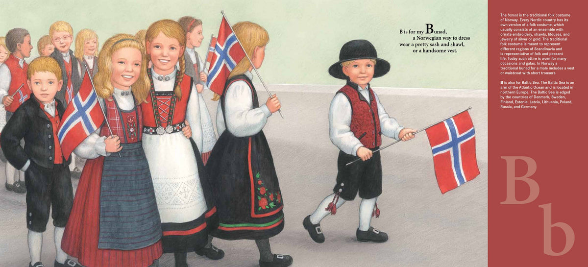 D is for Dala Horse: Nordic Countries Alphabet Picture Book