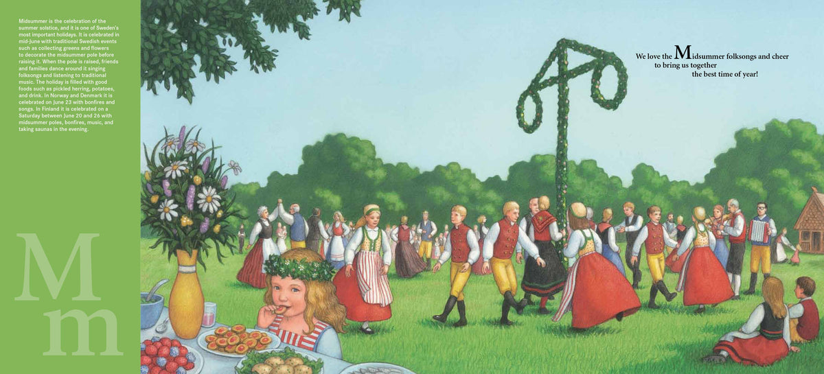 D is for Dala Horse: Nordic Countries Alphabet Picture Book