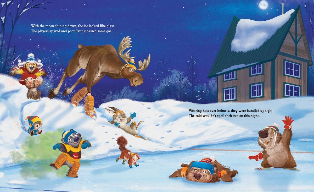 Twas the Night Before Shinny A Pond Hockey Tale Picture Book