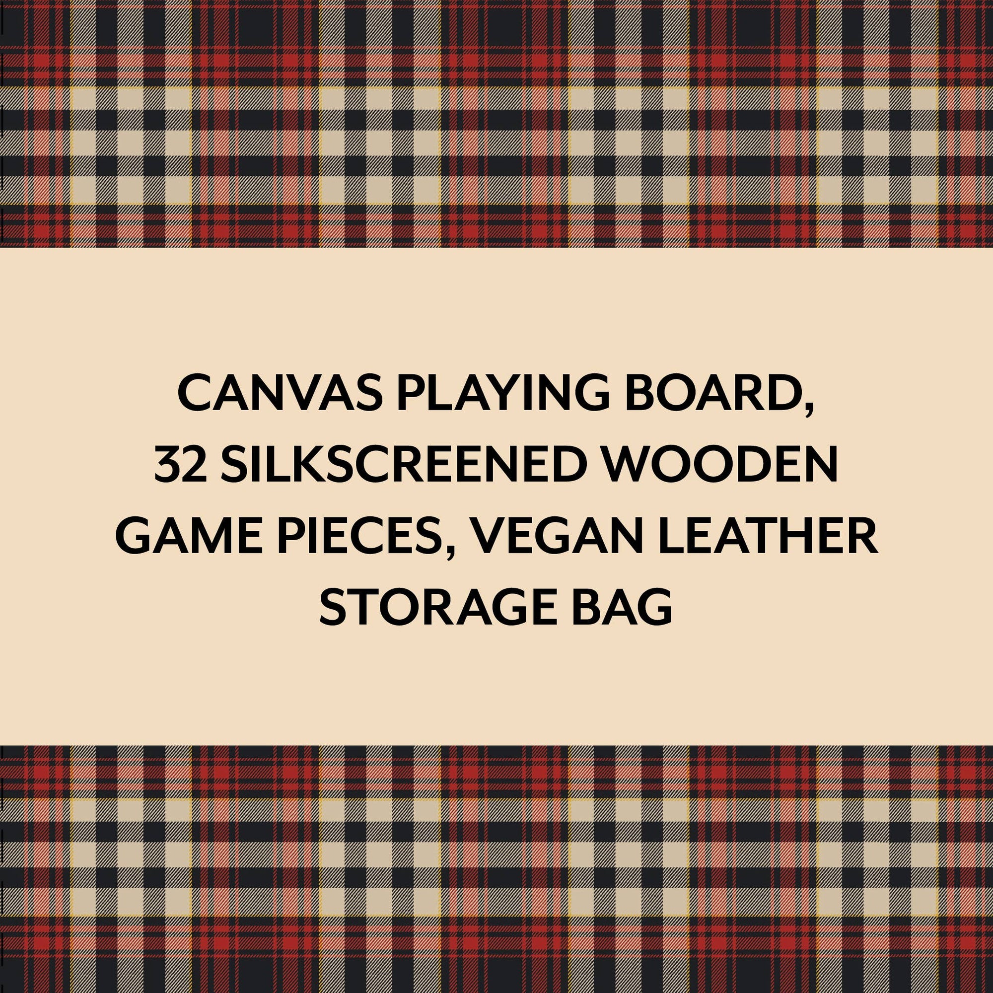 Pendleton Red Black Check Pattern Chess &amp; Checkers